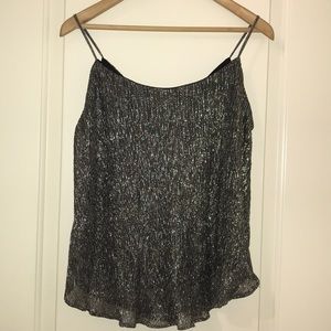 New Years Eve Silver Shimmer Tank, NWT.